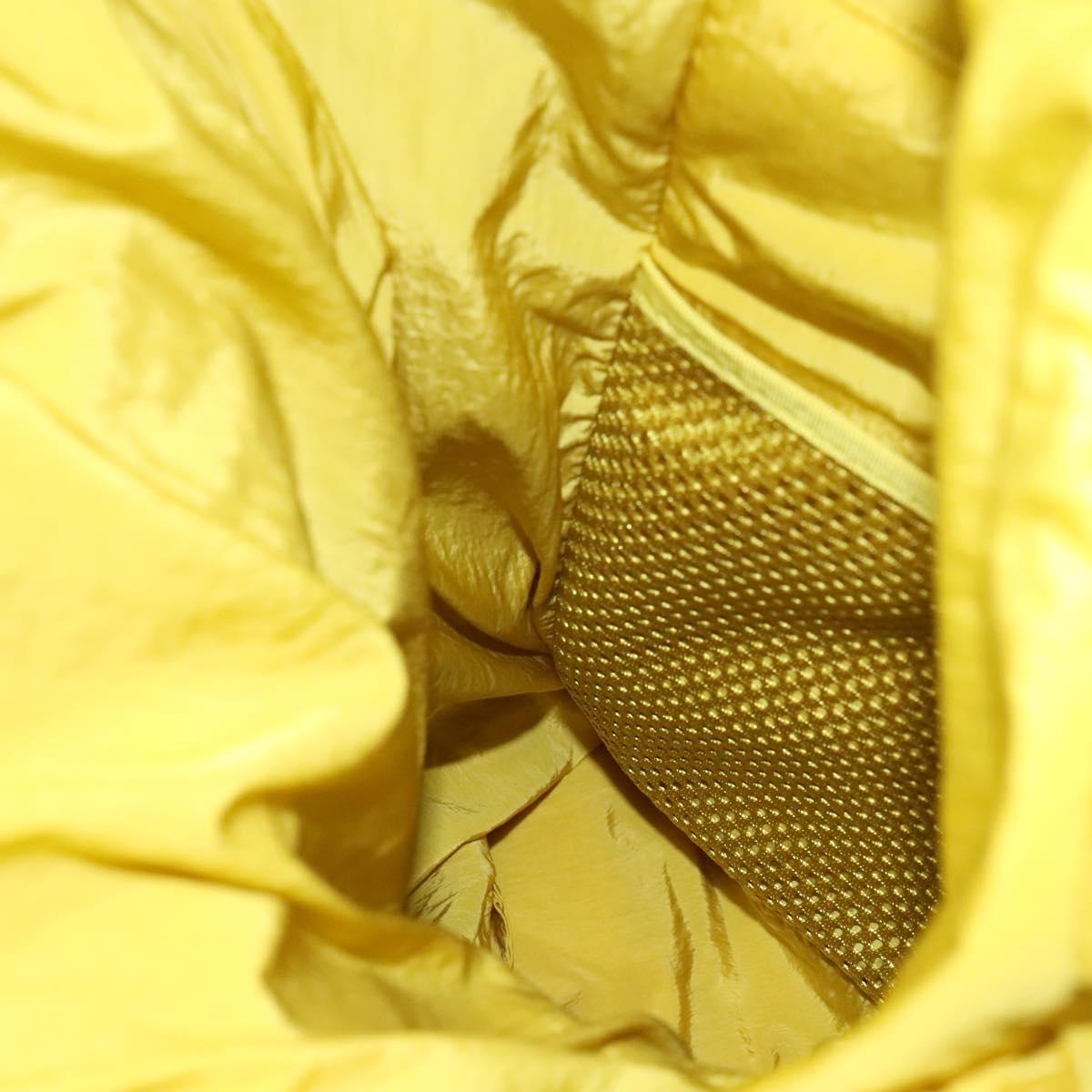 BOTTEGA VENETA Backpack Nylon Yellow Auth BD2181