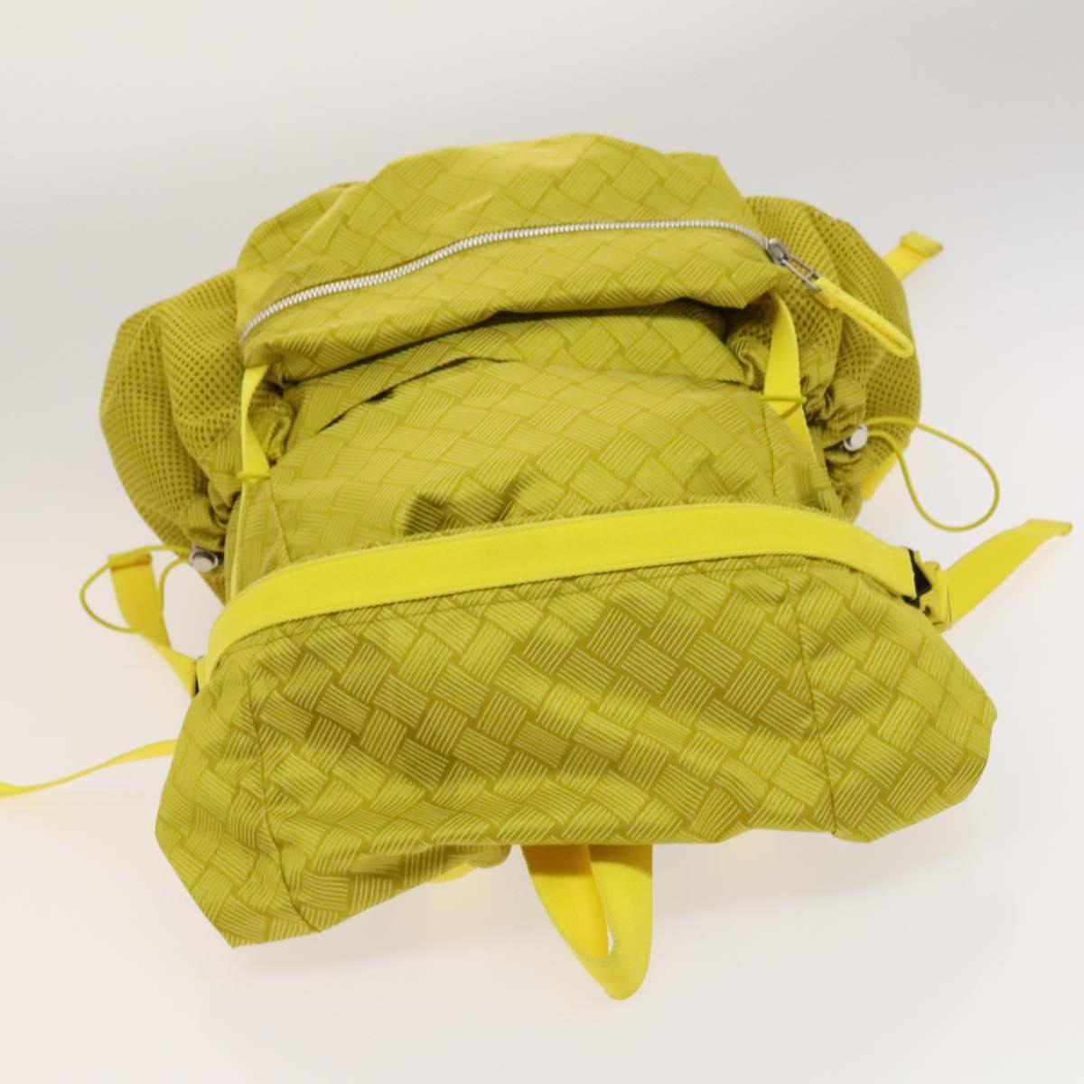 BOTTEGA VENETA Backpack Nylon Yellow Auth BD2181