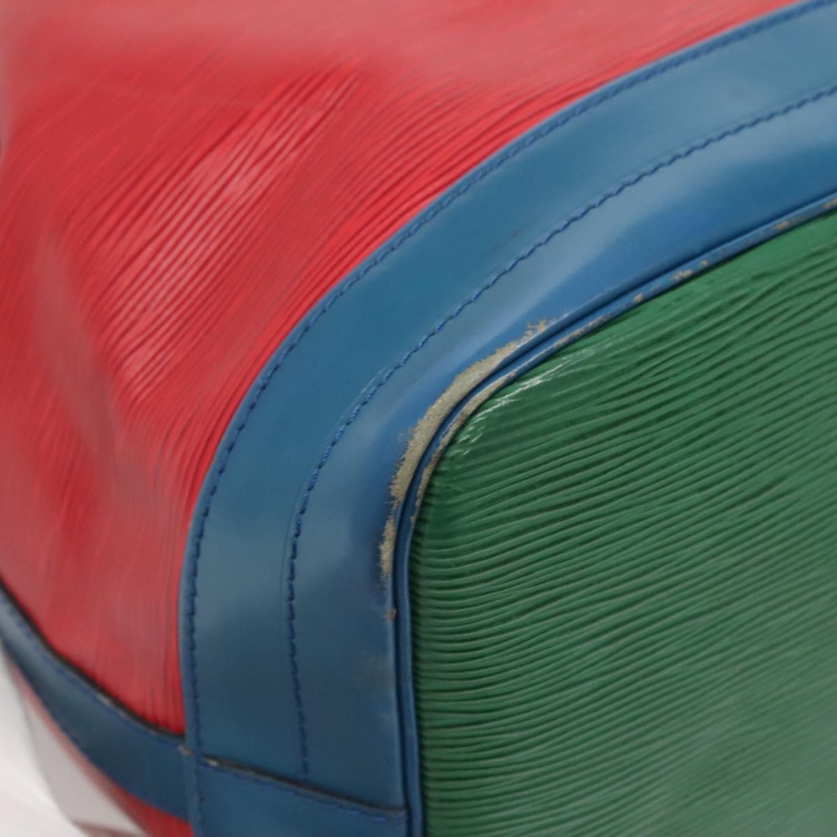 LOUIS VUITTON Epi Toriko Color Noe Bag Red Blue Green M44084 LV Auth BD2182