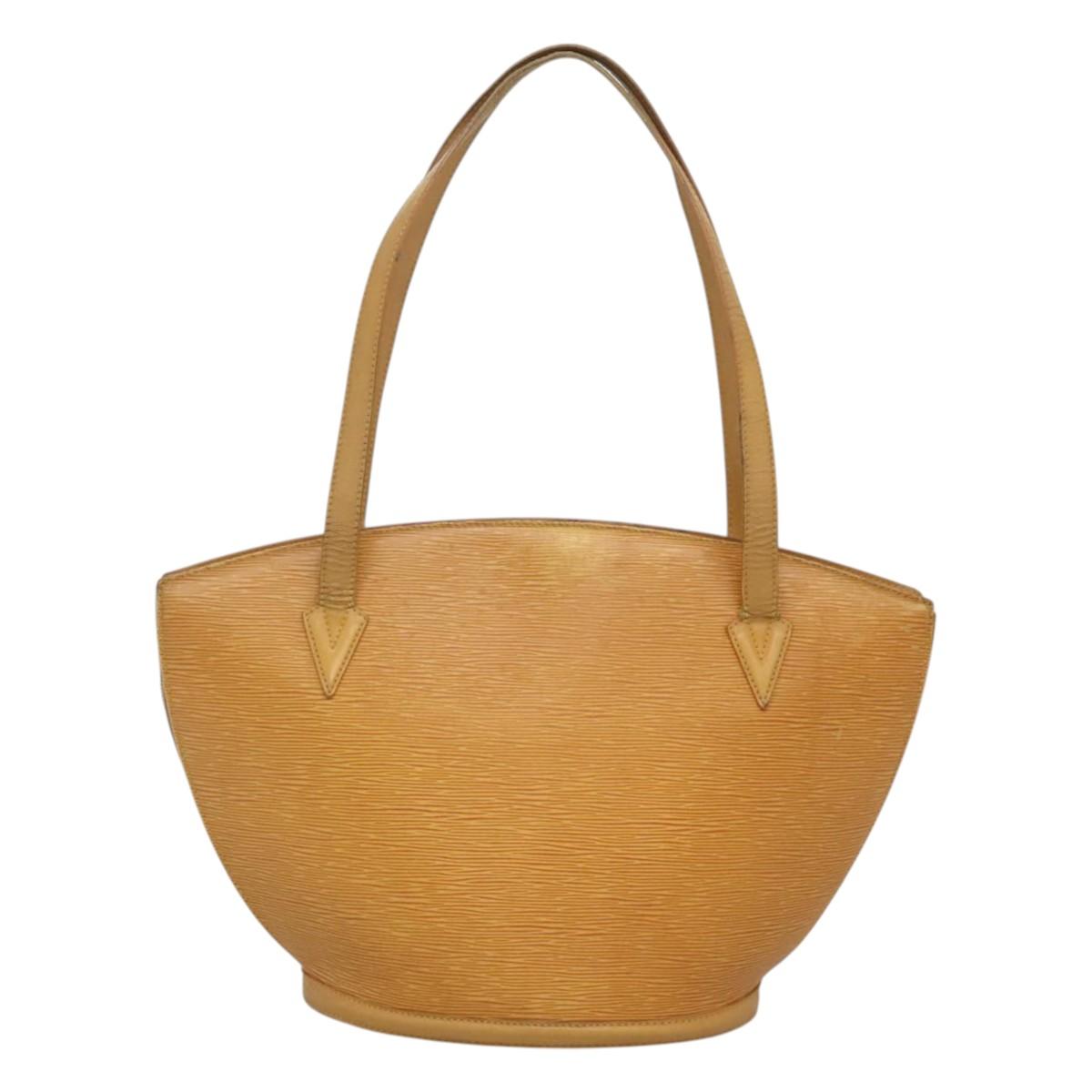 LOUIS VUITTON Epi Saint Jacques Shopping Shoulder Bag Yellow M52269 Auth BD2186