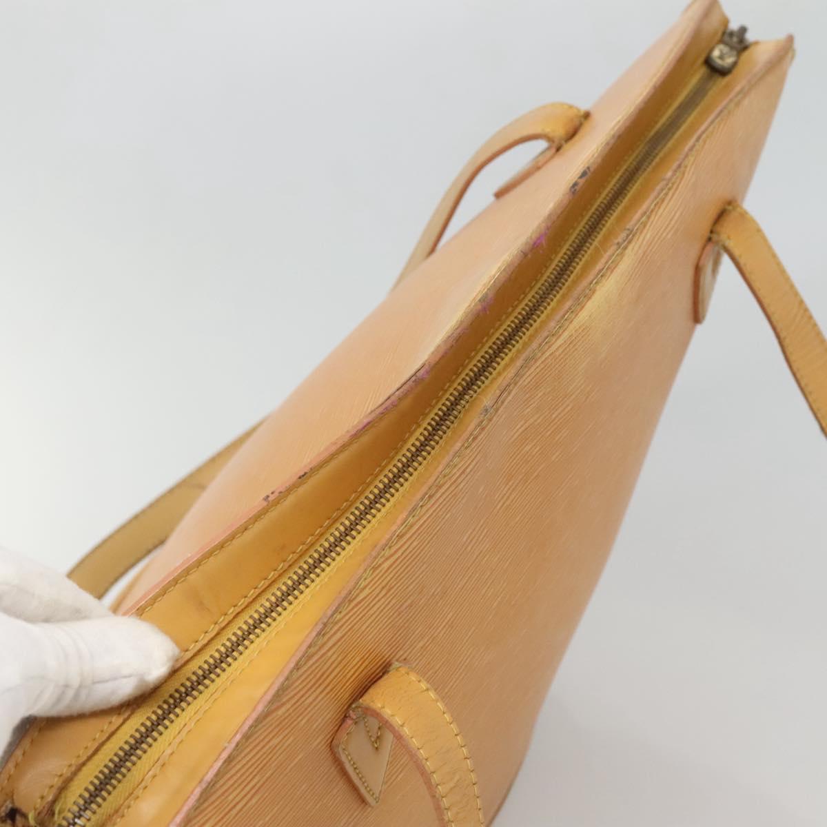 LOUIS VUITTON Epi Saint Jacques Shopping Shoulder Bag Yellow M52269 Auth BD2186