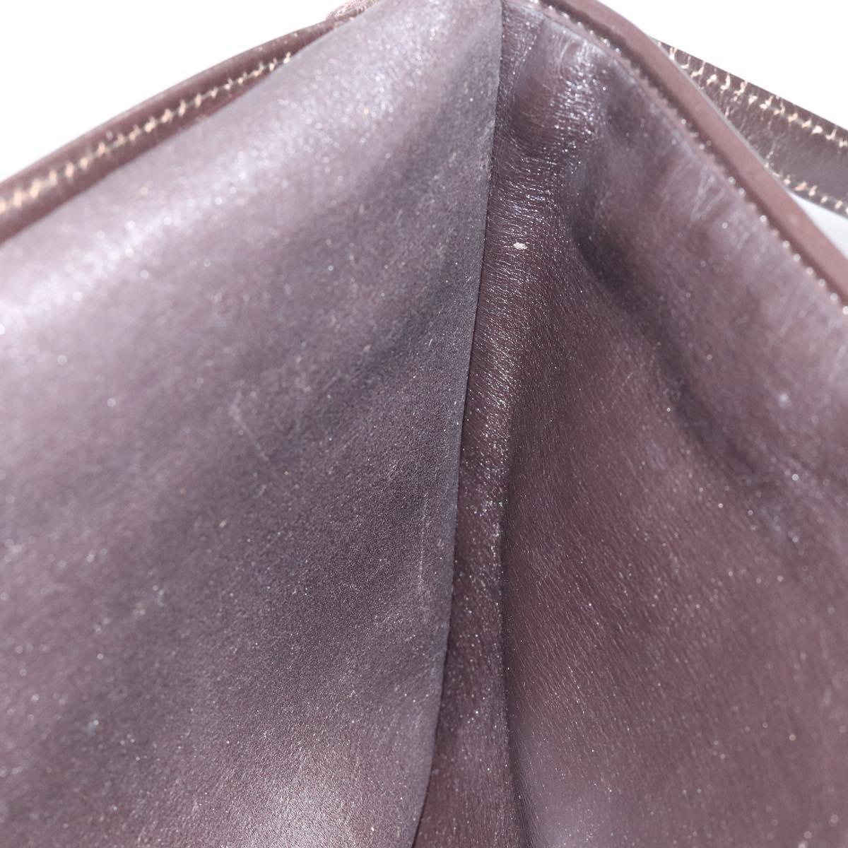 Christian Dior Trotter Canvas Shoulder Bag Brown Auth BD219