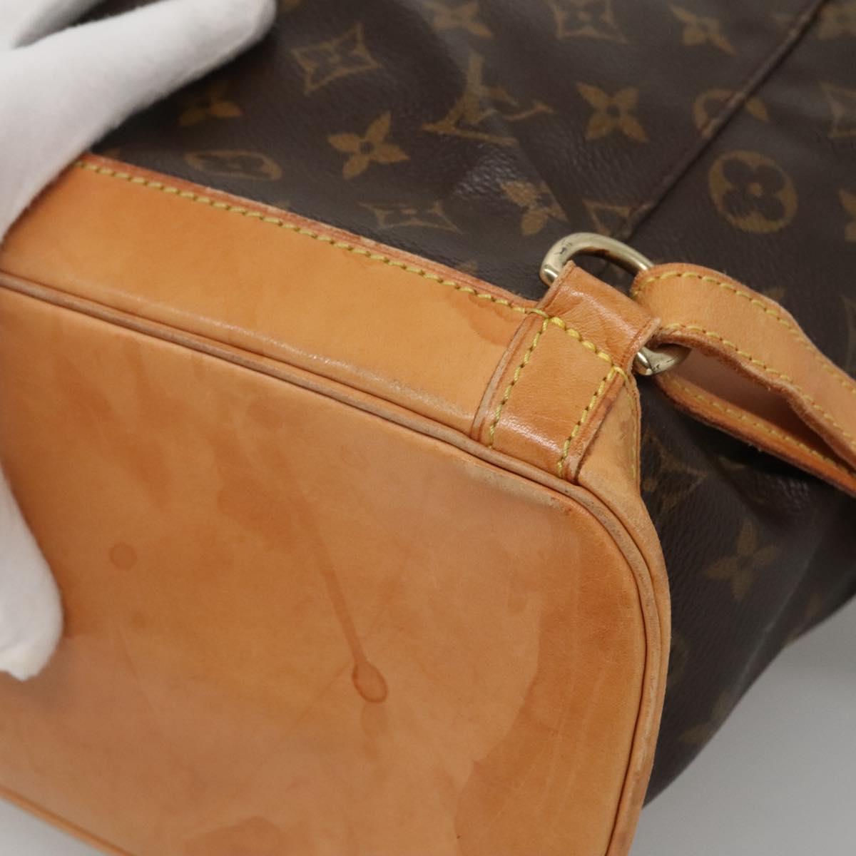 LOUIS VUITTON Monogram Montsouris GM Backpack M51135 LV Auth BD2204