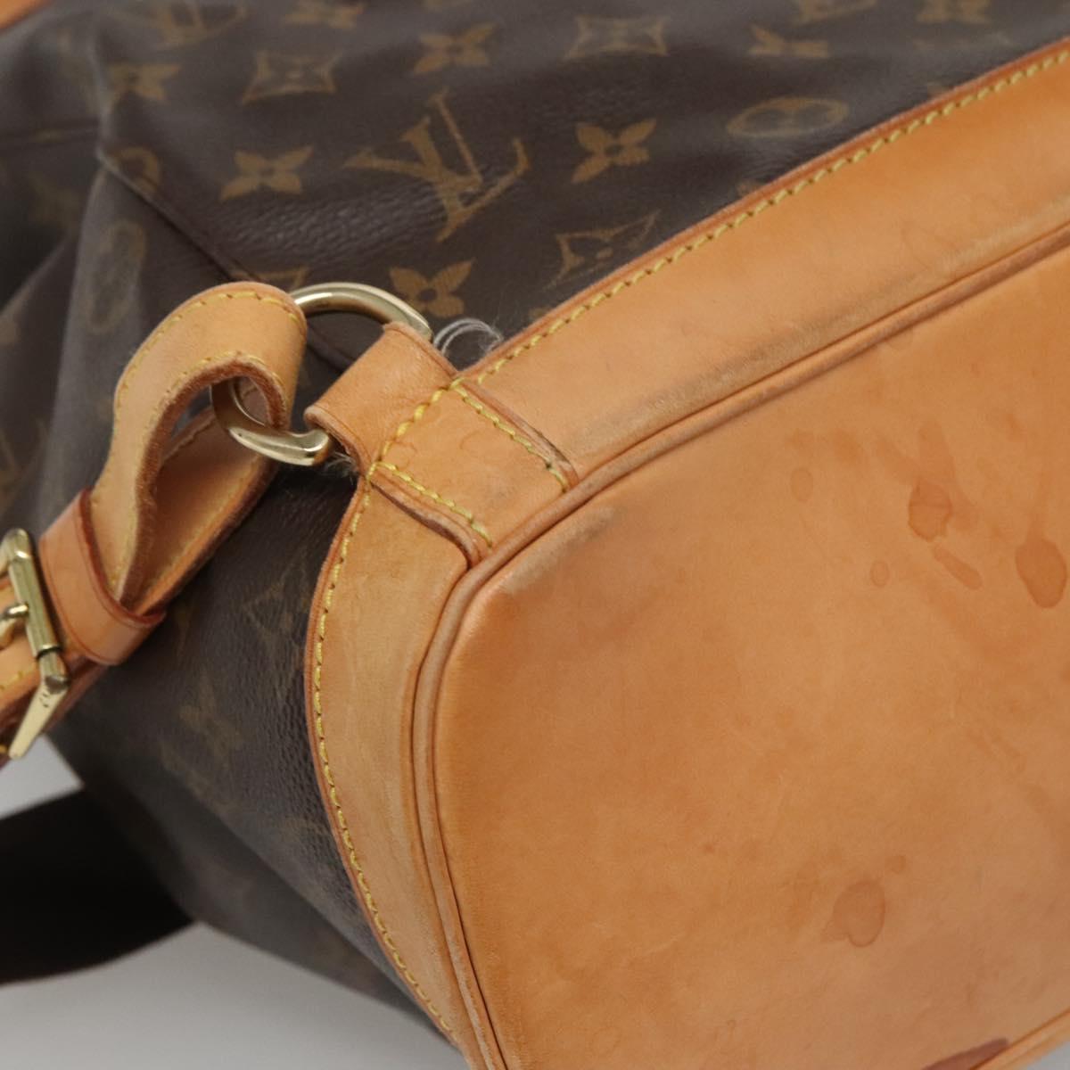 LOUIS VUITTON Monogram Montsouris GM Backpack M51135 LV Auth BD2204