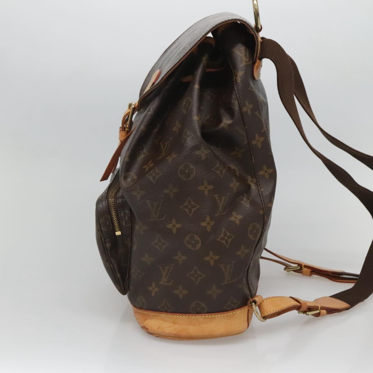 LOUIS VUITTON Monogram Montsouris GM Backpack M51135 LV Auth BD2204