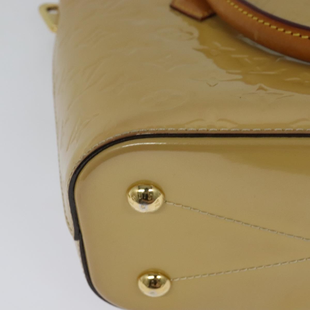 LOUIS VUITTON Vernis Montebello PM Hand Bag 2way Dunne M90167 LV Auth BD2221