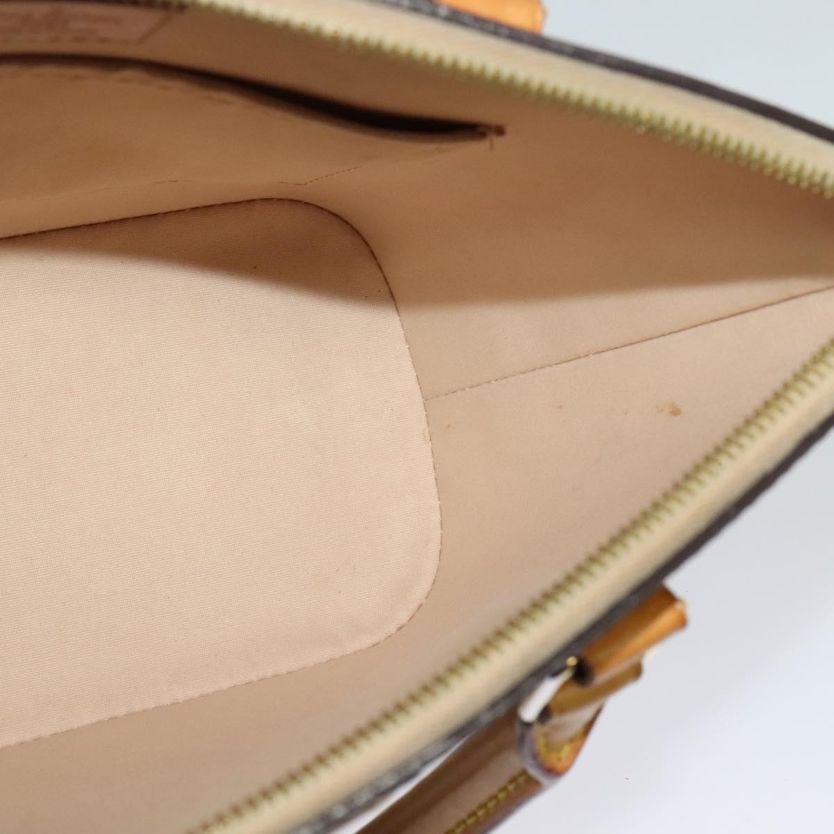 LOUIS VUITTON Vernis Montebello PM Hand Bag 2way Dunne M90167 LV Auth BD2221