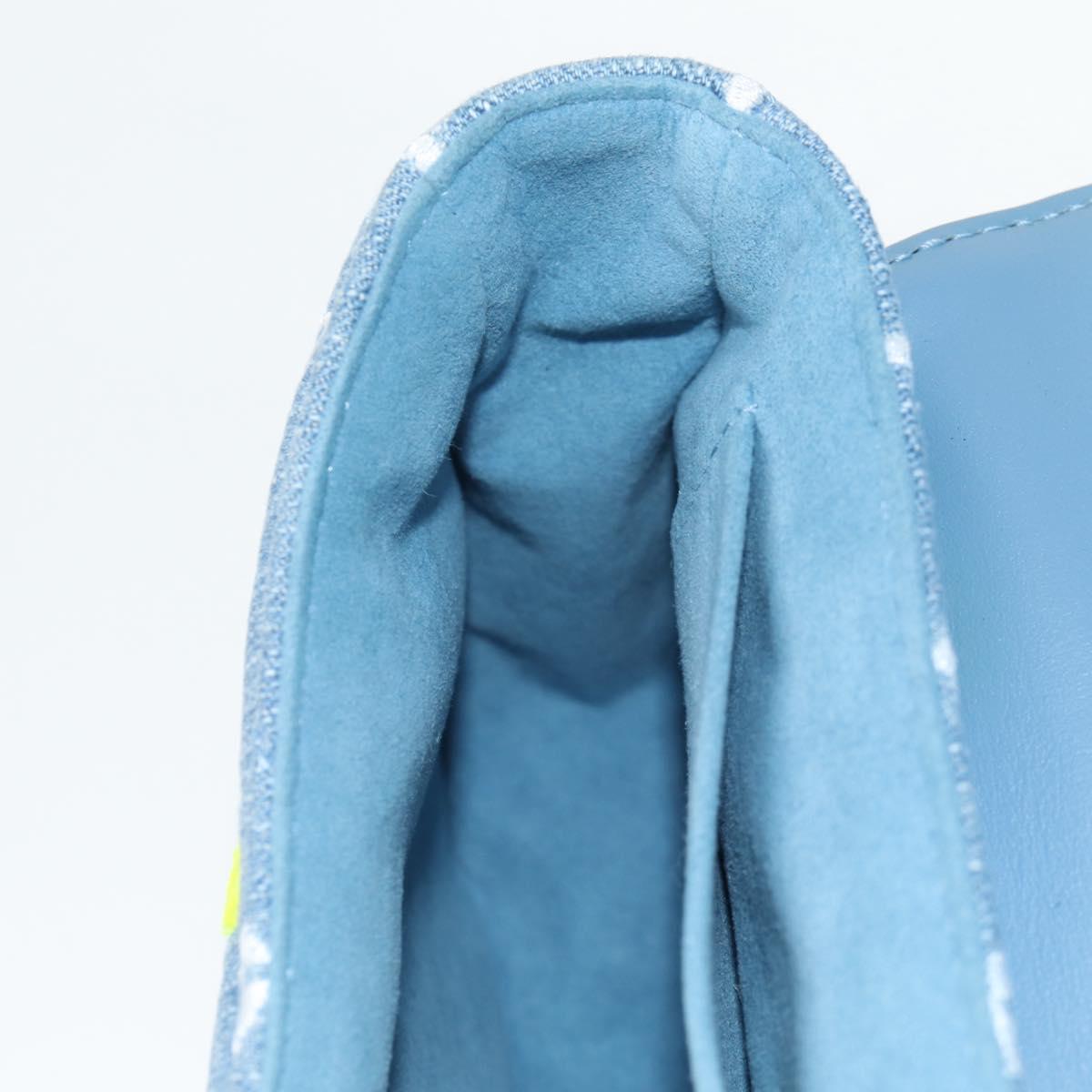 LOUIS VUITTON New Wave Chain Bag MM Hand Bag Light Blue M53692 LV Auth BD2243SM