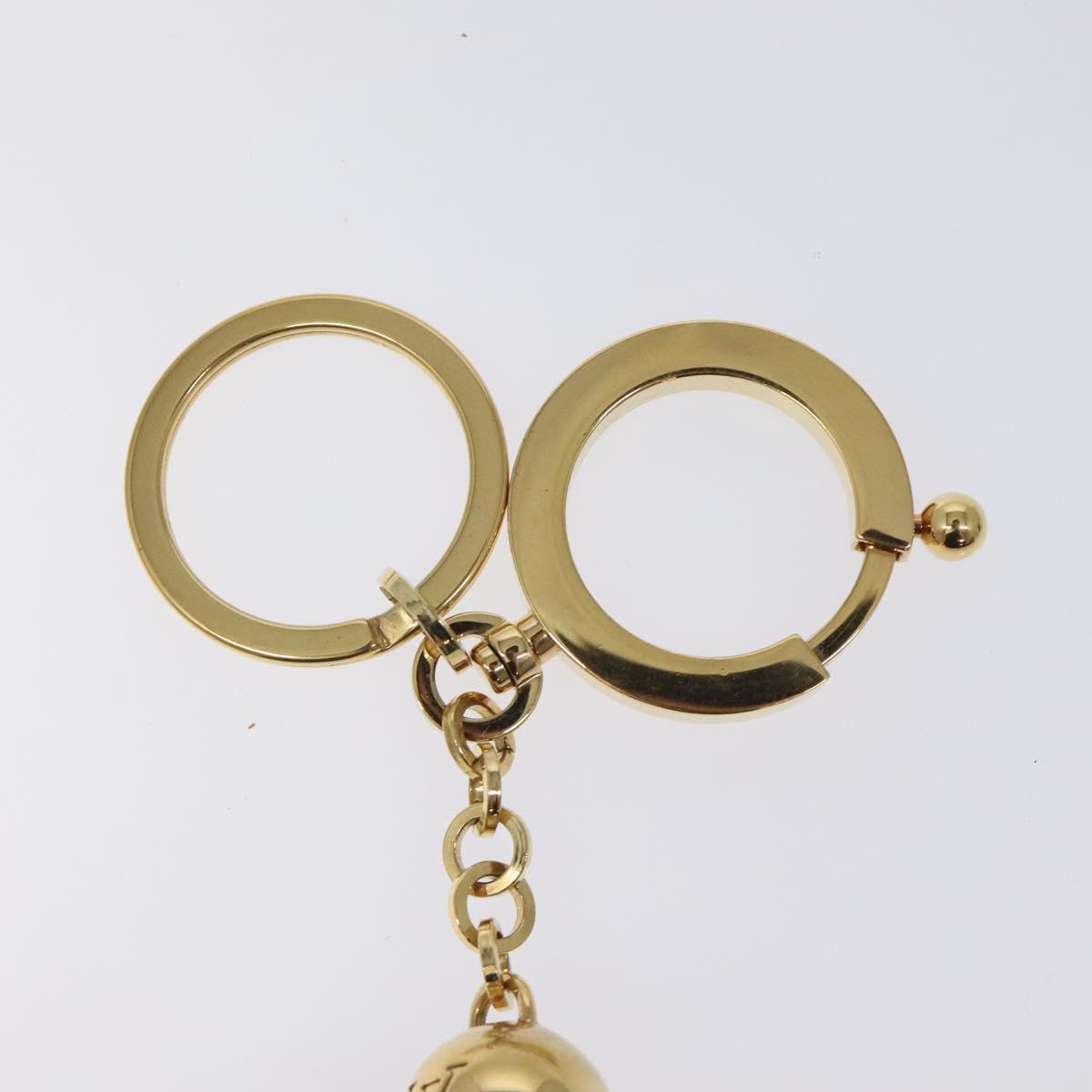 LOUIS VUITTON Porte Cles Swing Key Holder metal Gold M65997 LV Auth BD2258