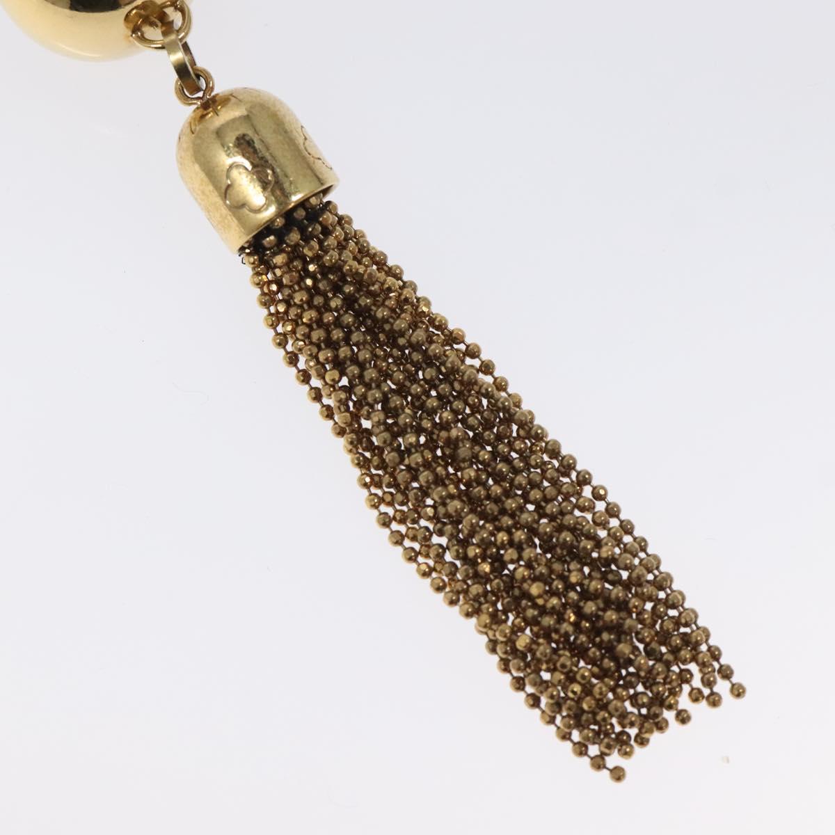 LOUIS VUITTON Porte Cles Swing Key Holder metal Gold M65997 LV Auth BD2258