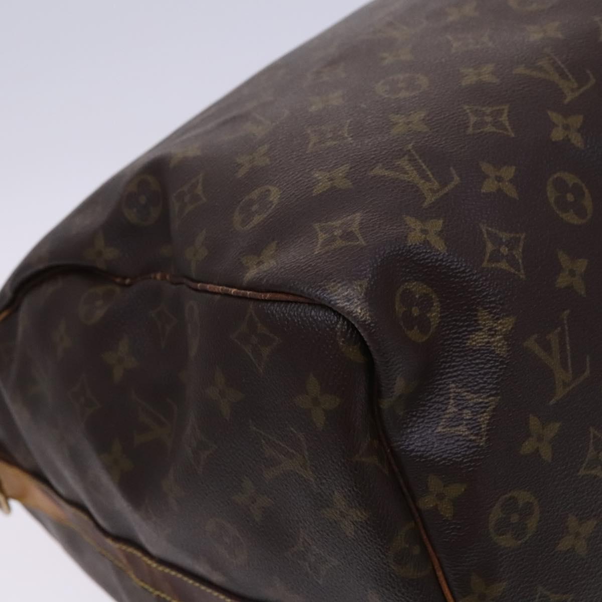 LOUIS VUITTON Monogram Keepall Bandouliere 60 Boston Bag M41412 LV Auth BD227