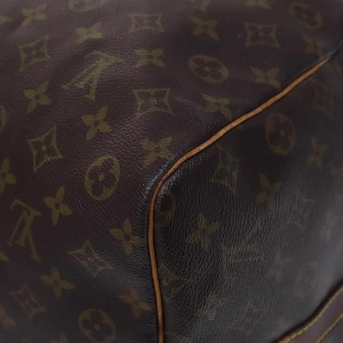 LOUIS VUITTON Monogram Keepall Bandouliere 60 Boston Bag M41412 LV Auth BD227