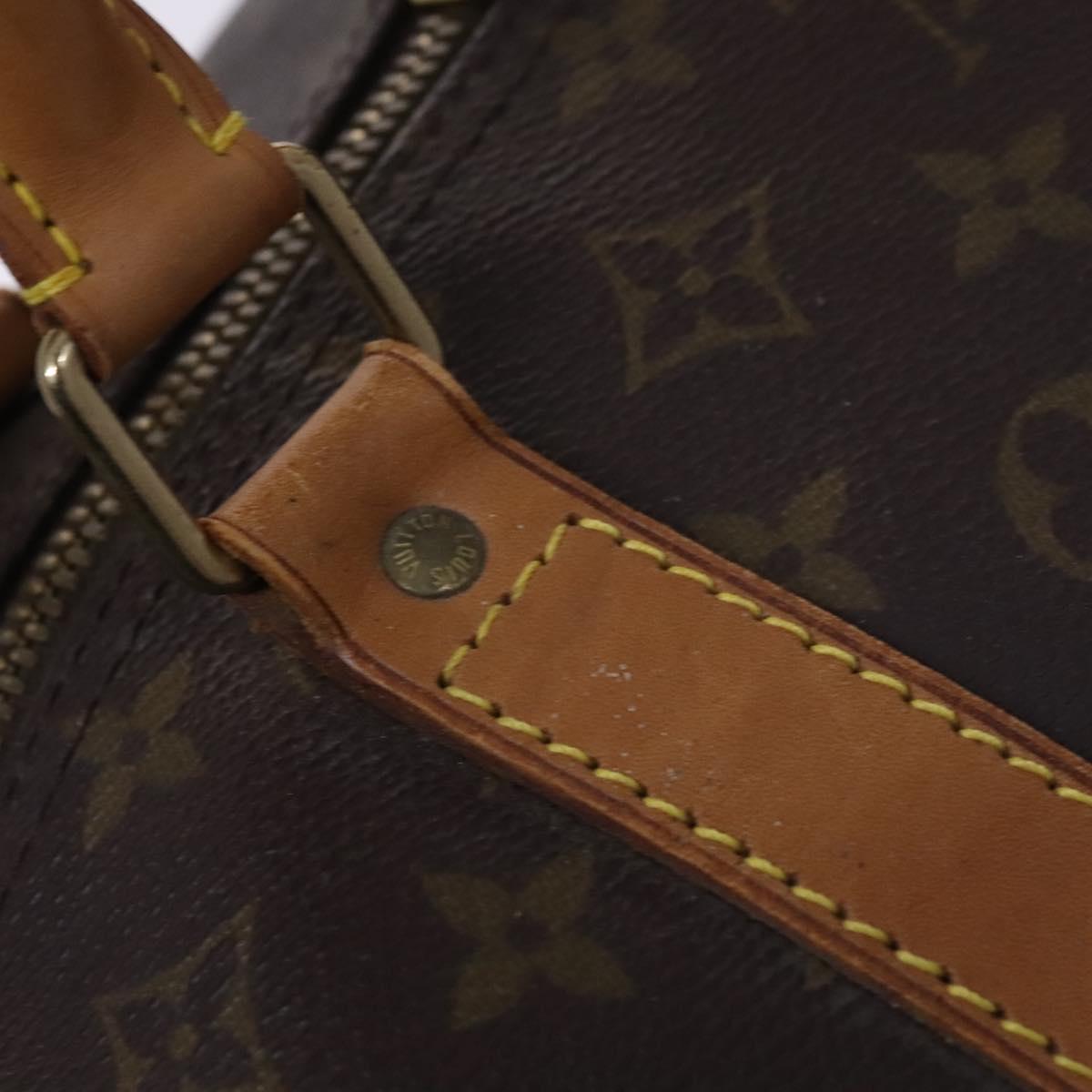 LOUIS VUITTON Monogram Keepall Bandouliere 60 Boston Bag M41412 LV Auth BD227