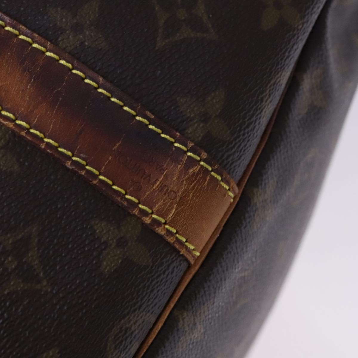 LOUIS VUITTON Monogram Keepall Bandouliere 60 Boston Bag M41412 LV Auth BD227