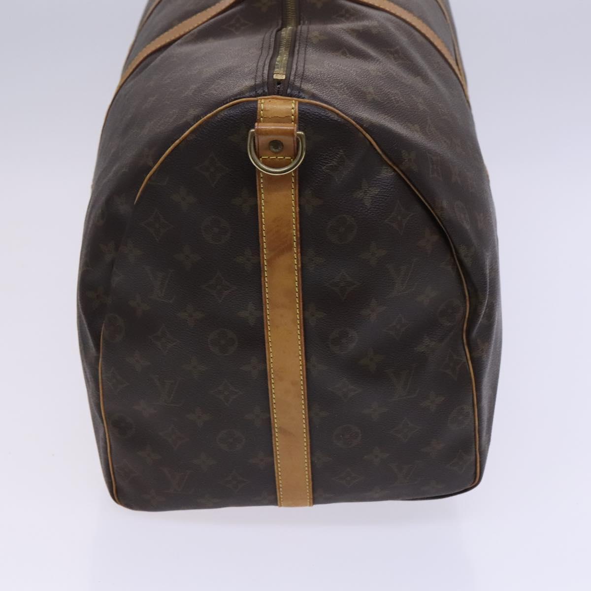 LOUIS VUITTON Monogram Keepall Bandouliere 60 Boston Bag M41412 LV Auth BD227