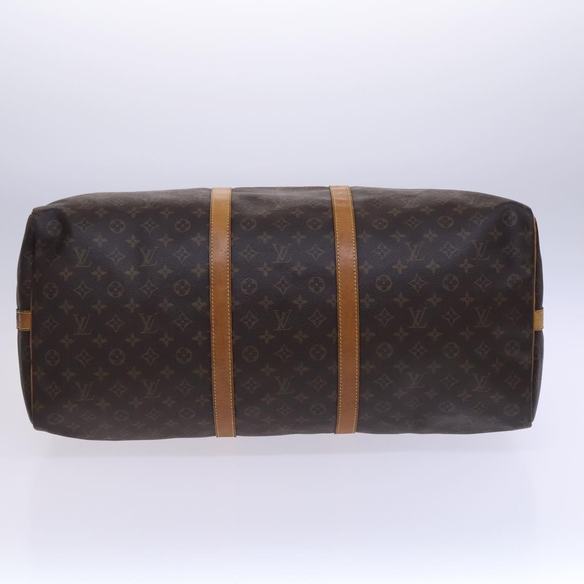 LOUIS VUITTON Monogram Keepall Bandouliere 60 Boston Bag M41412 LV Auth BD227