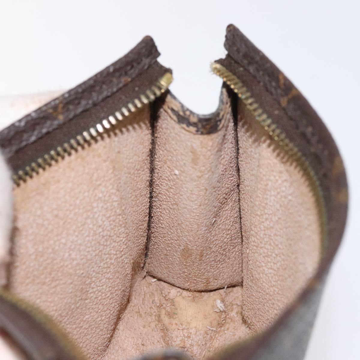 LOUIS VUITTON Monogram Poche Toilette 15 Pouch M47546 LV Auth BD2274