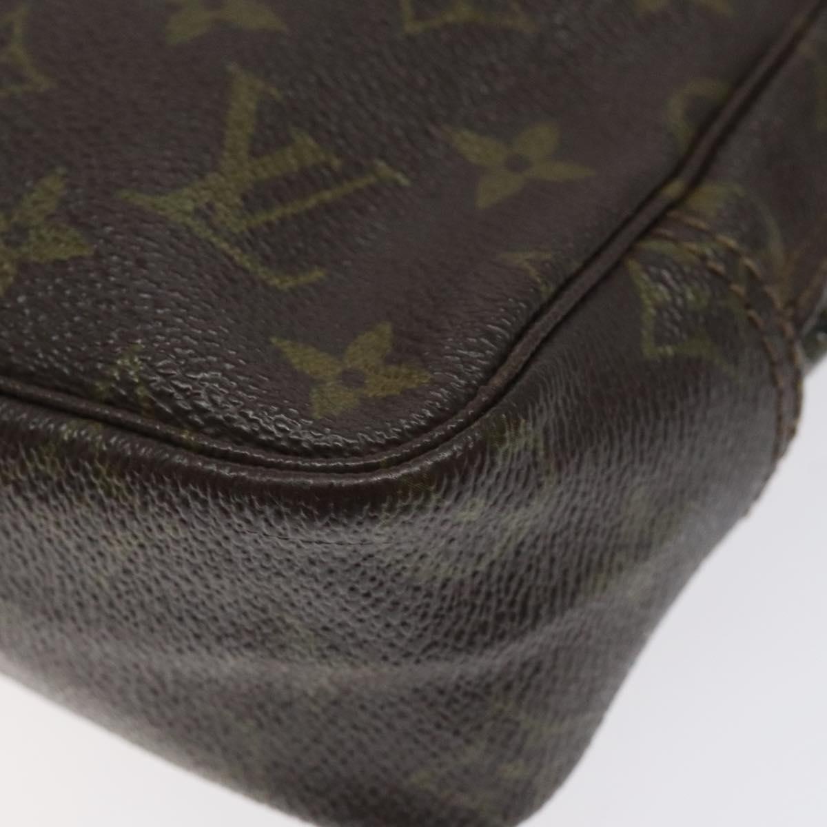 LOUIS VUITTON Monogram Trousse Toilette 23 Clutch Bag Vintage M47524 Auth BD2308