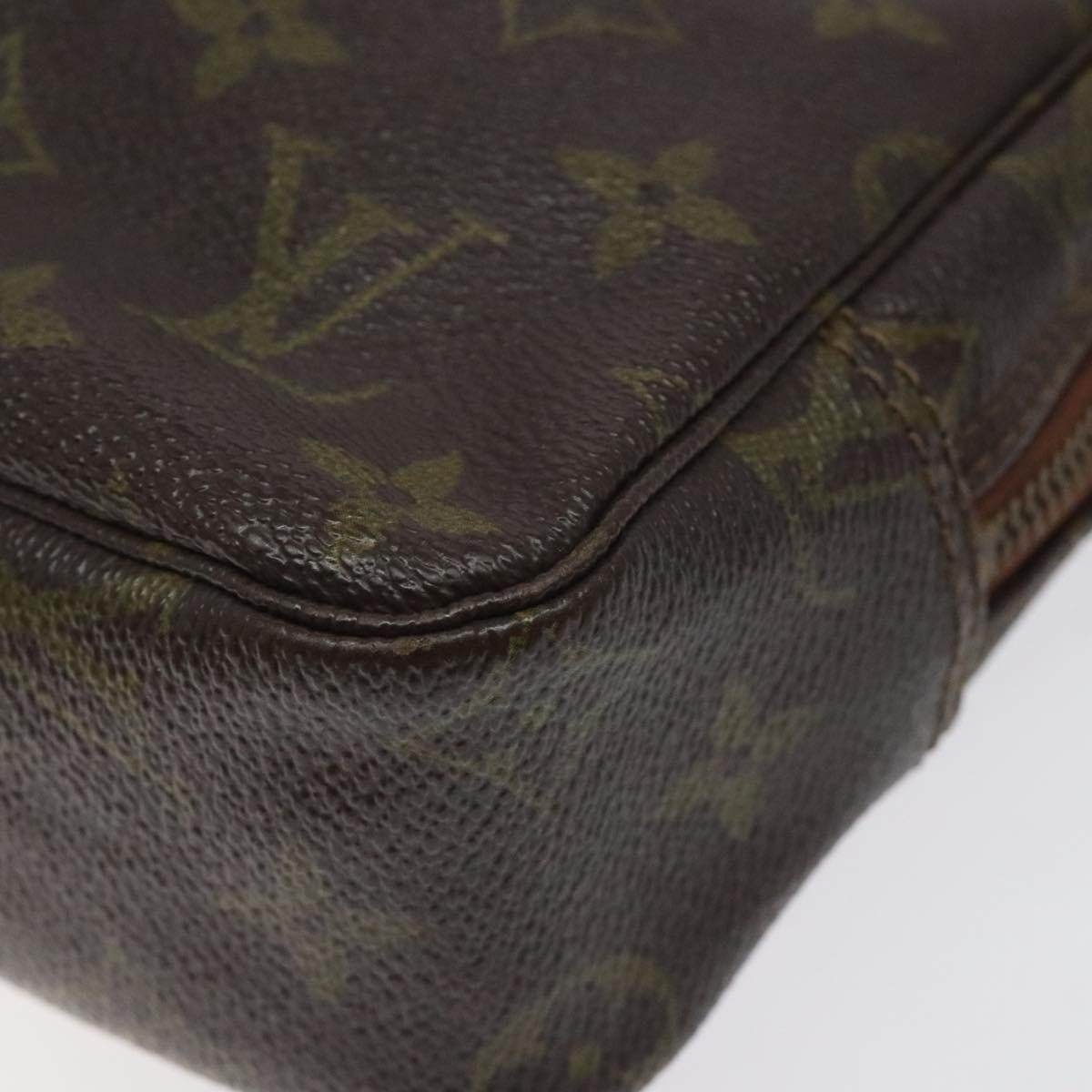 LOUIS VUITTON Monogram Trousse Toilette 23 Clutch Bag Vintage M47524 Auth BD2308