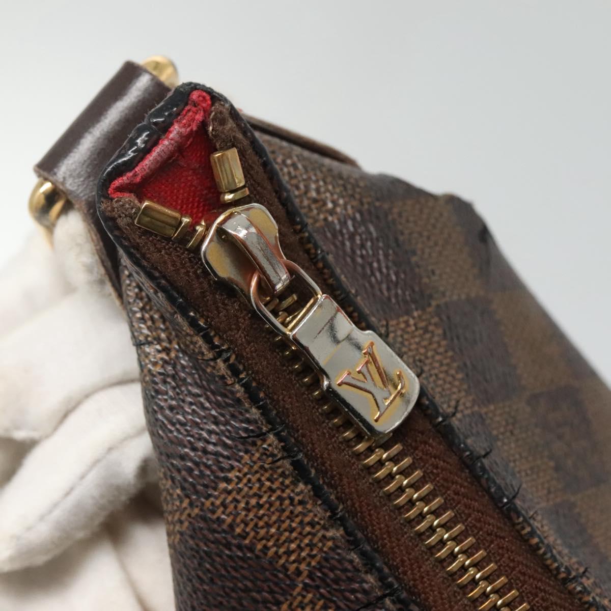 LOUIS VUITTON Damier Ebene Bloomsbury PM Shoulder Bag N42251 LV Auth BD248