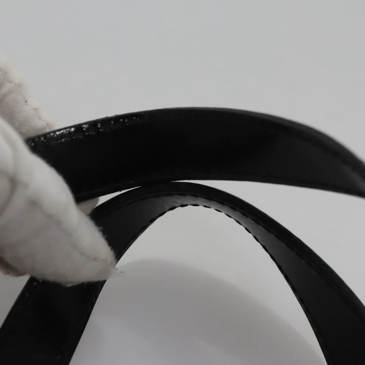 BURBERRY Nova Check Hand Bag PVC Beige Auth BD255