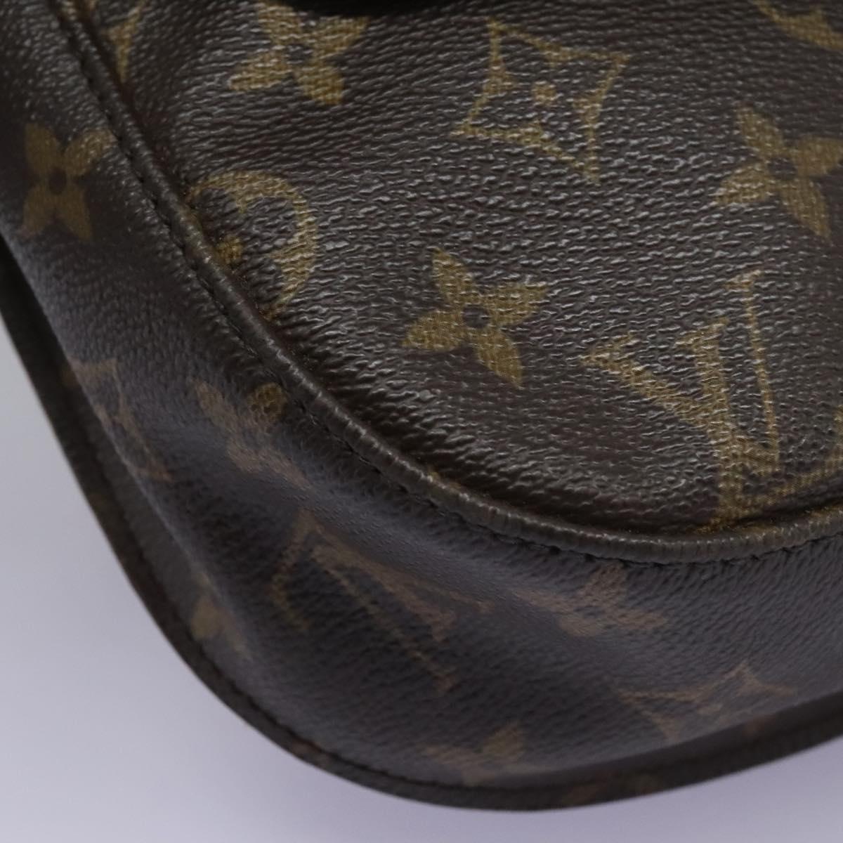 LOUIS VUITTON Monogram Saint Cloud GM Shoulder Bag M51242 LV Auth BD258