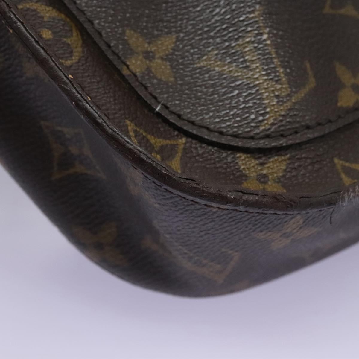 LOUIS VUITTON Monogram Saint Cloud GM Shoulder Bag M51242 LV Auth BD258