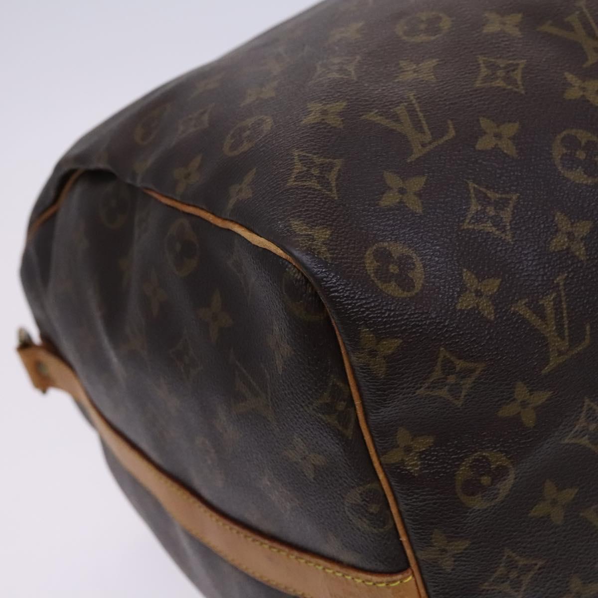 LOUIS VUITTON Monogram Keepall Bandouliere 60 Boston Bag M41412 LV Auth BD263