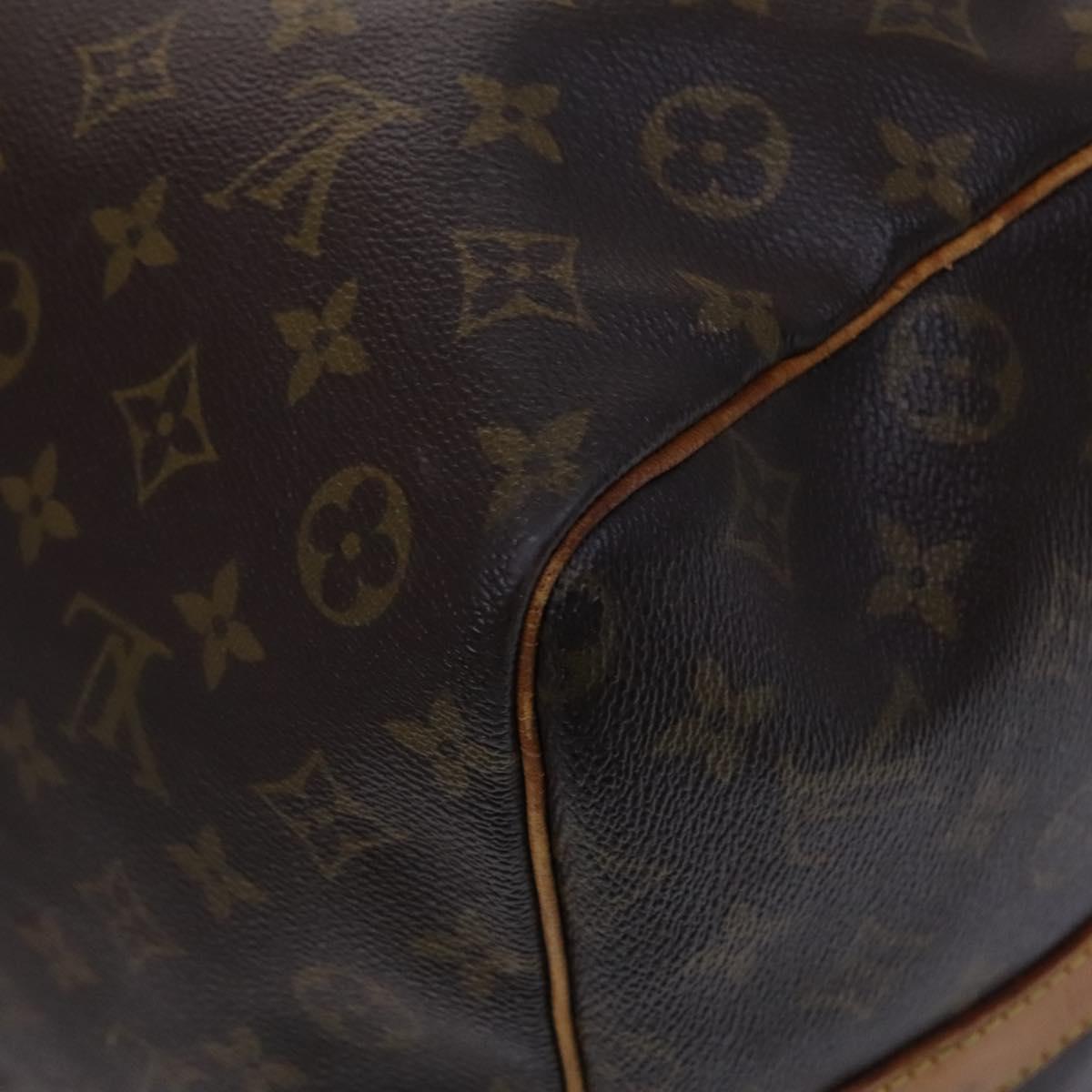 LOUIS VUITTON Monogram Keepall Bandouliere 60 Boston Bag M41412 LV Auth BD263