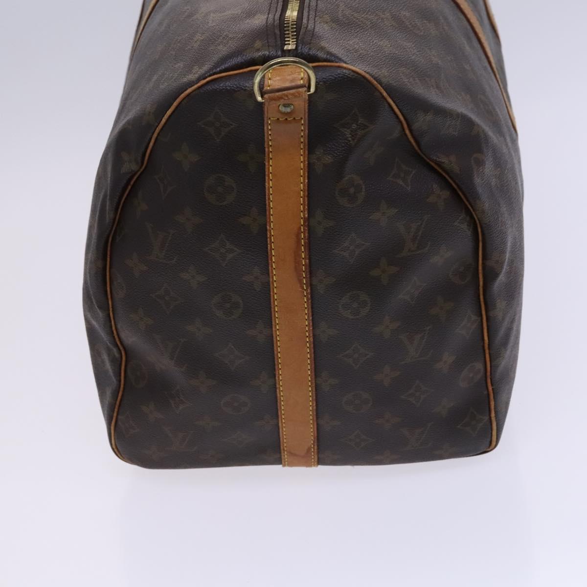 LOUIS VUITTON Monogram Keepall Bandouliere 60 Boston Bag M41412 LV Auth BD263