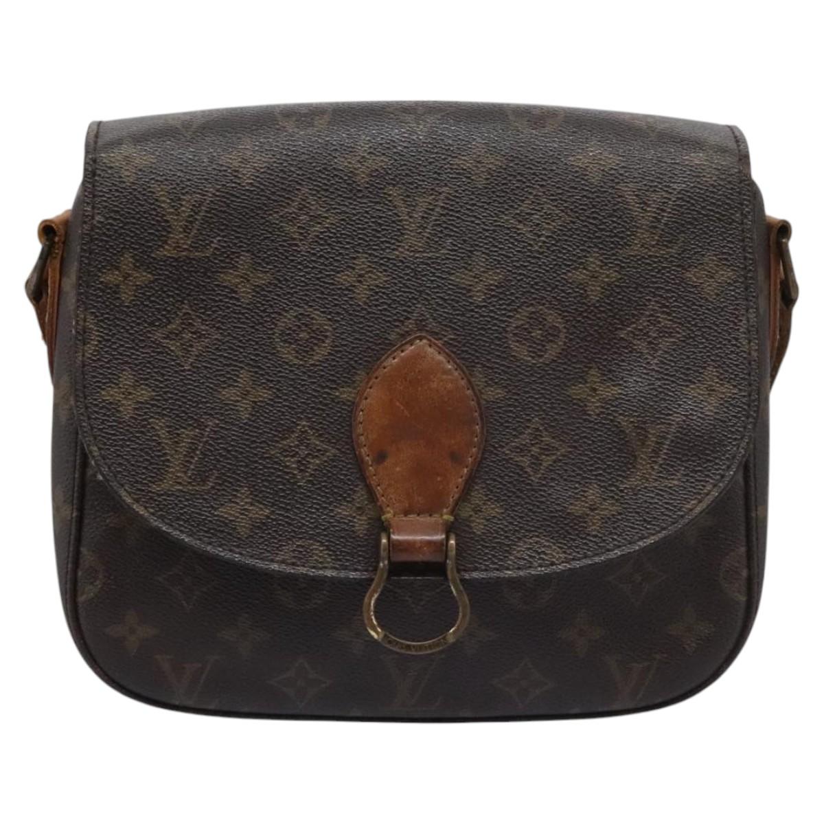 LOUIS VUITTON Monogram Saint Cloud GM Shoulder Bag M51242 LV Auth BD275