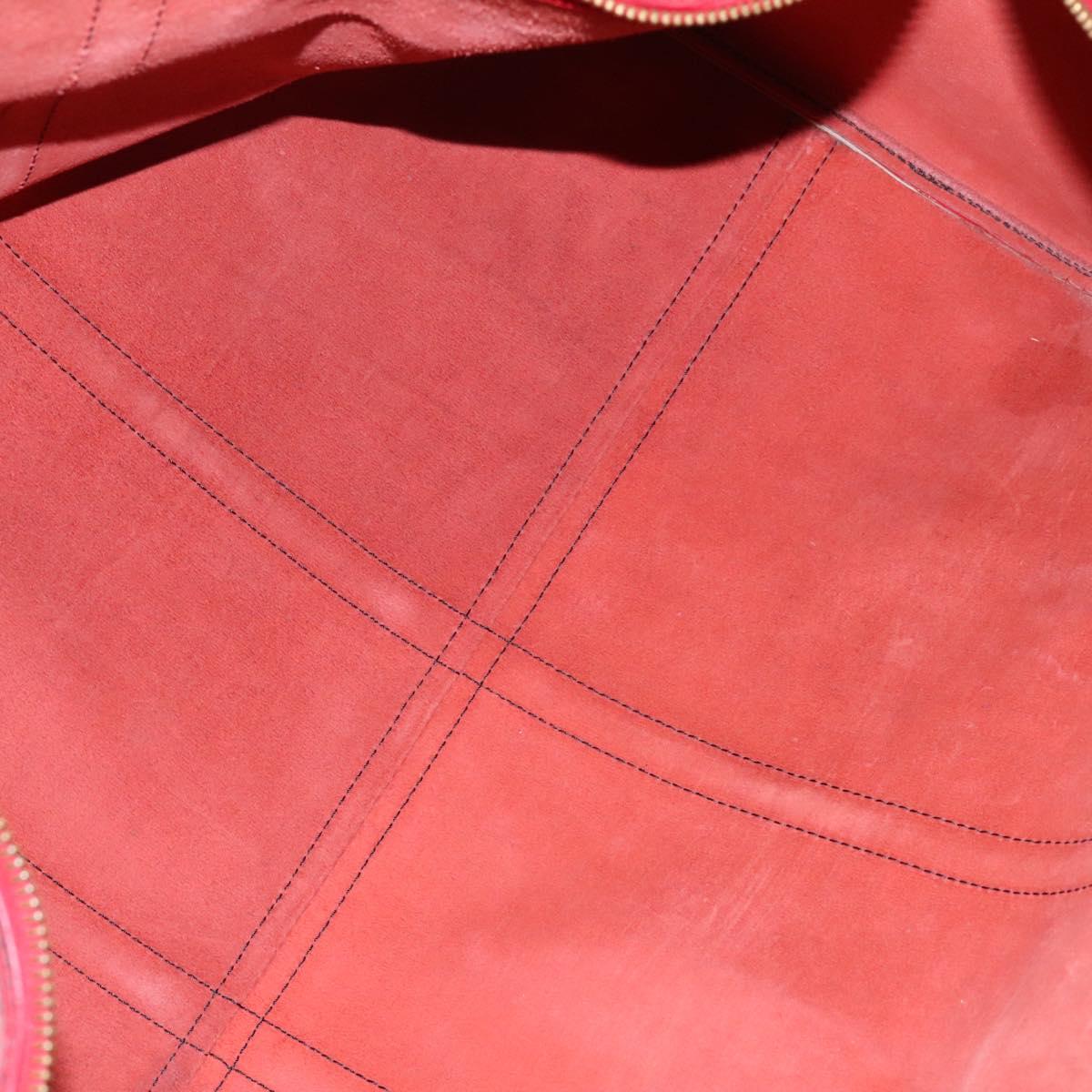 LOUIS VUITTON Epi Keepall 60 Boston Bag Red M42947 LV Auth BD278