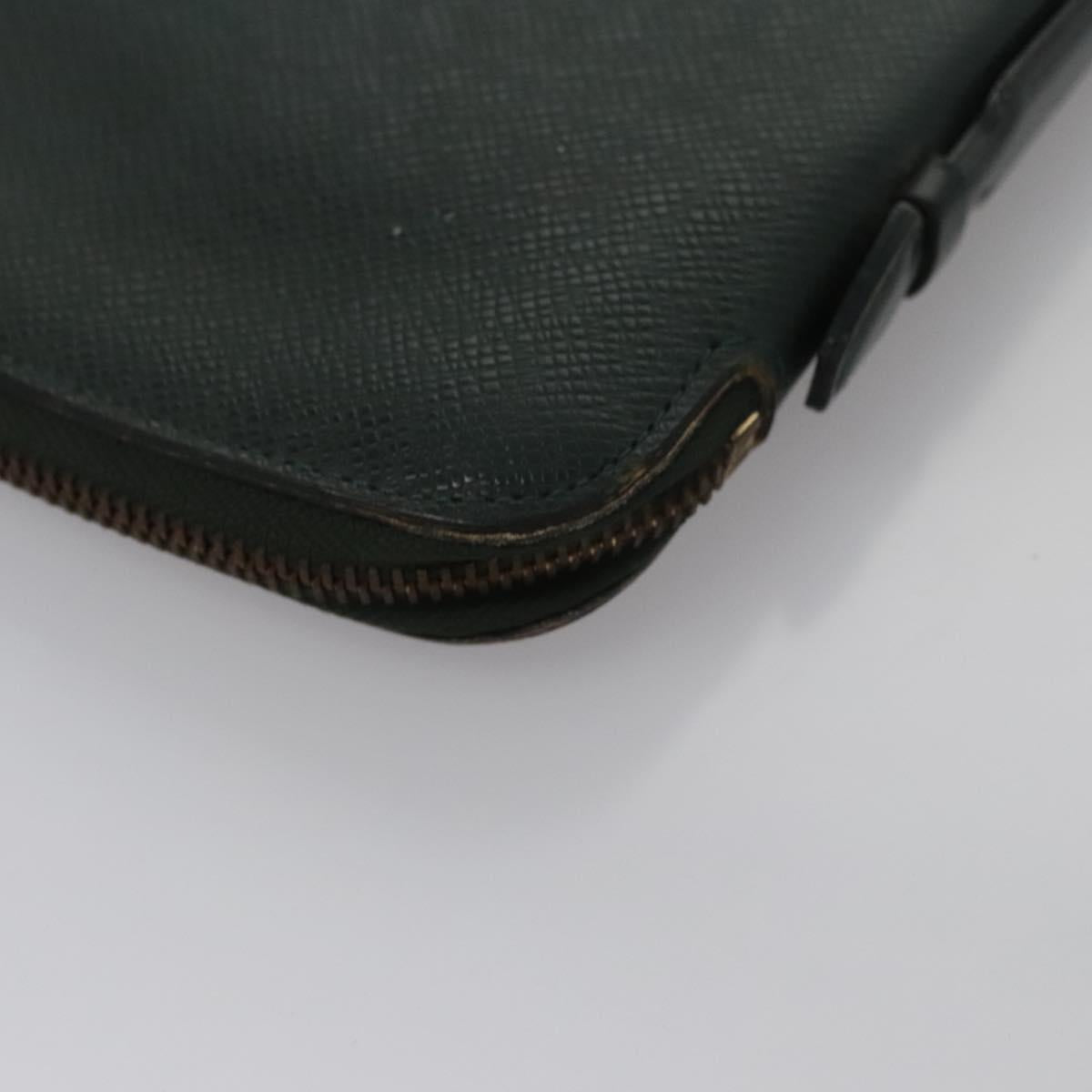 LOUIS VUITTON Taiga Organizer Atoll Travel Case Ardoise M30652 LV Auth BD299