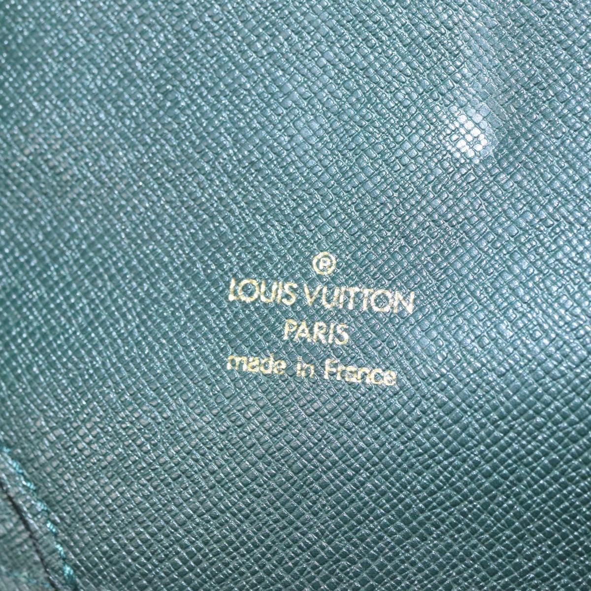 LOUIS VUITTON Taiga Organizer Atoll Travel Case Ardoise M30652 LV Auth BD299