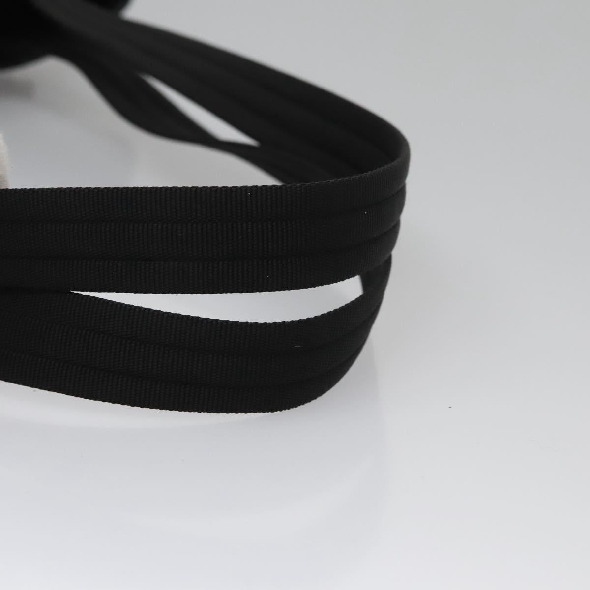 Salvatore Ferragamo Gancini Tote Bag Canvas Black Auth BD344