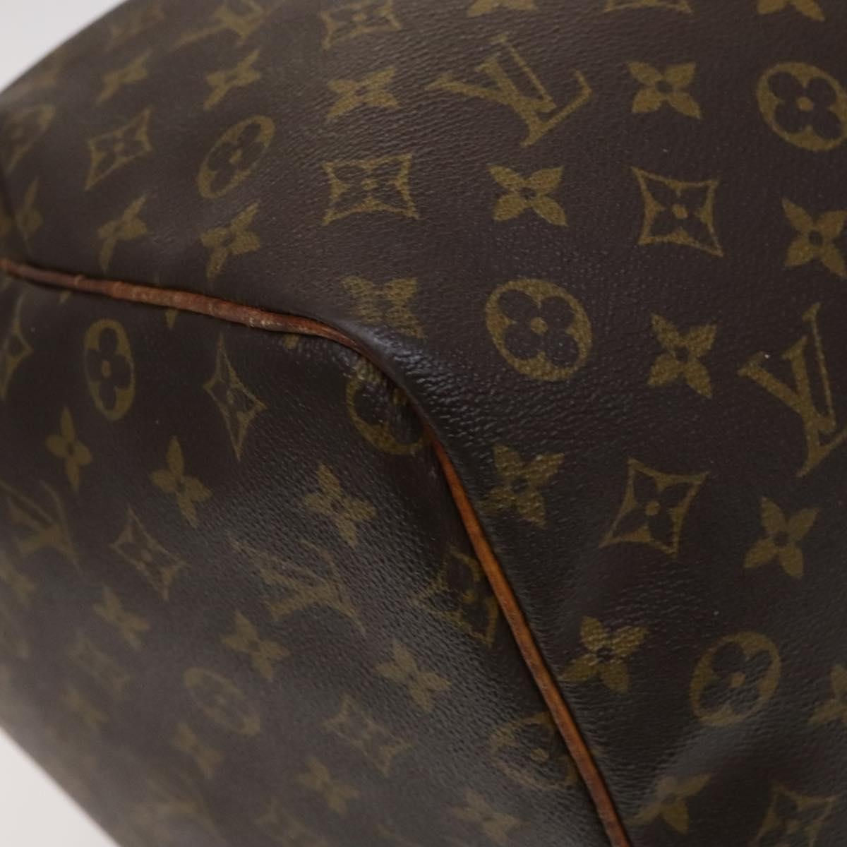LOUIS VUITTON Monogram Keepall 60 Boston Bag M41422 LV Auth BD363