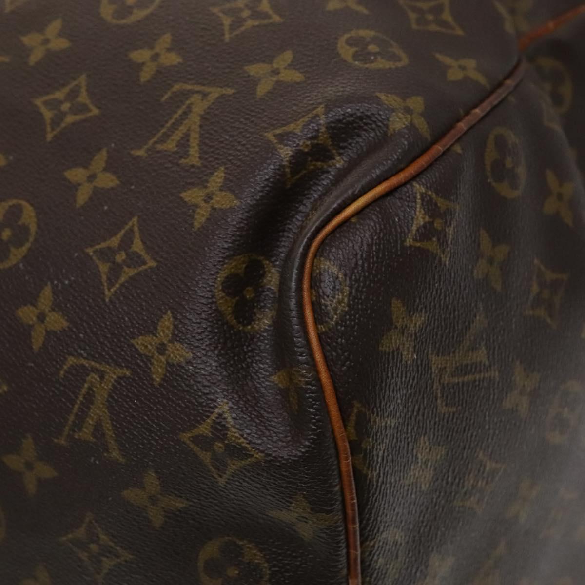 LOUIS VUITTON Monogram Keepall 60 Boston Bag M41422 LV Auth BD363