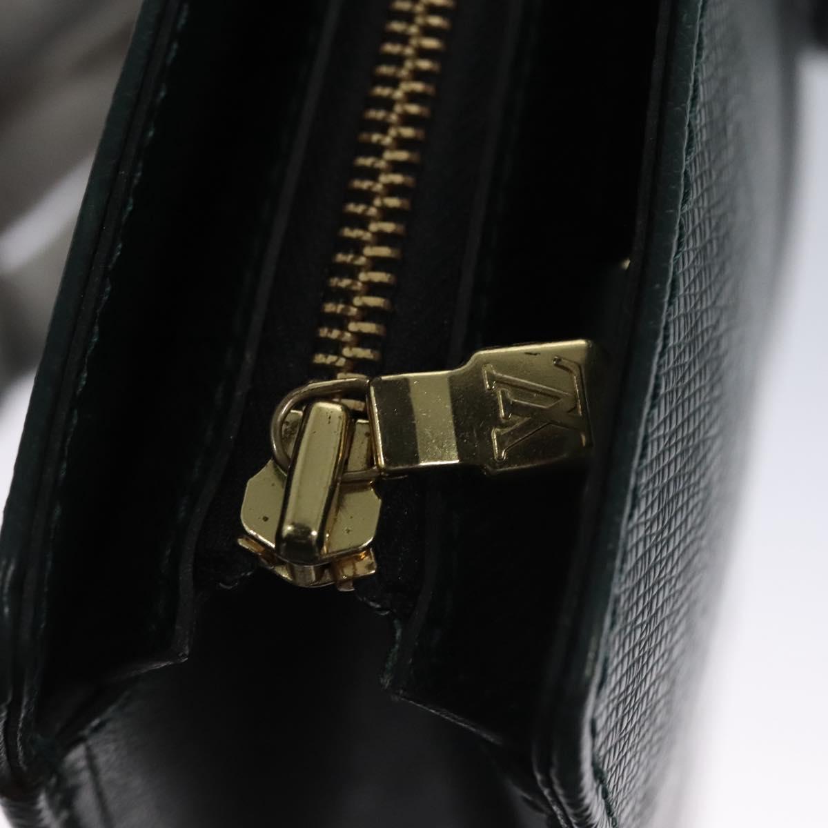 LOUIS VUITTON Taiga Porte Documents Rozan Bag Epicea M30054 LV Auth BD388