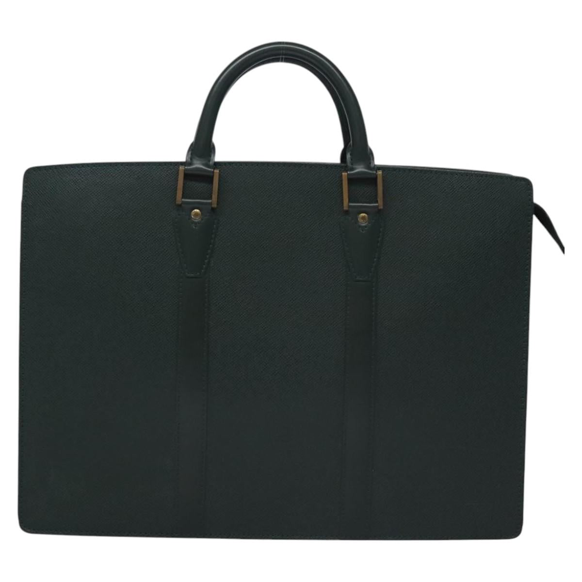 LOUIS VUITTON Taiga Porte Documents Rozan Bag Epicea M30054 LV Auth BD388