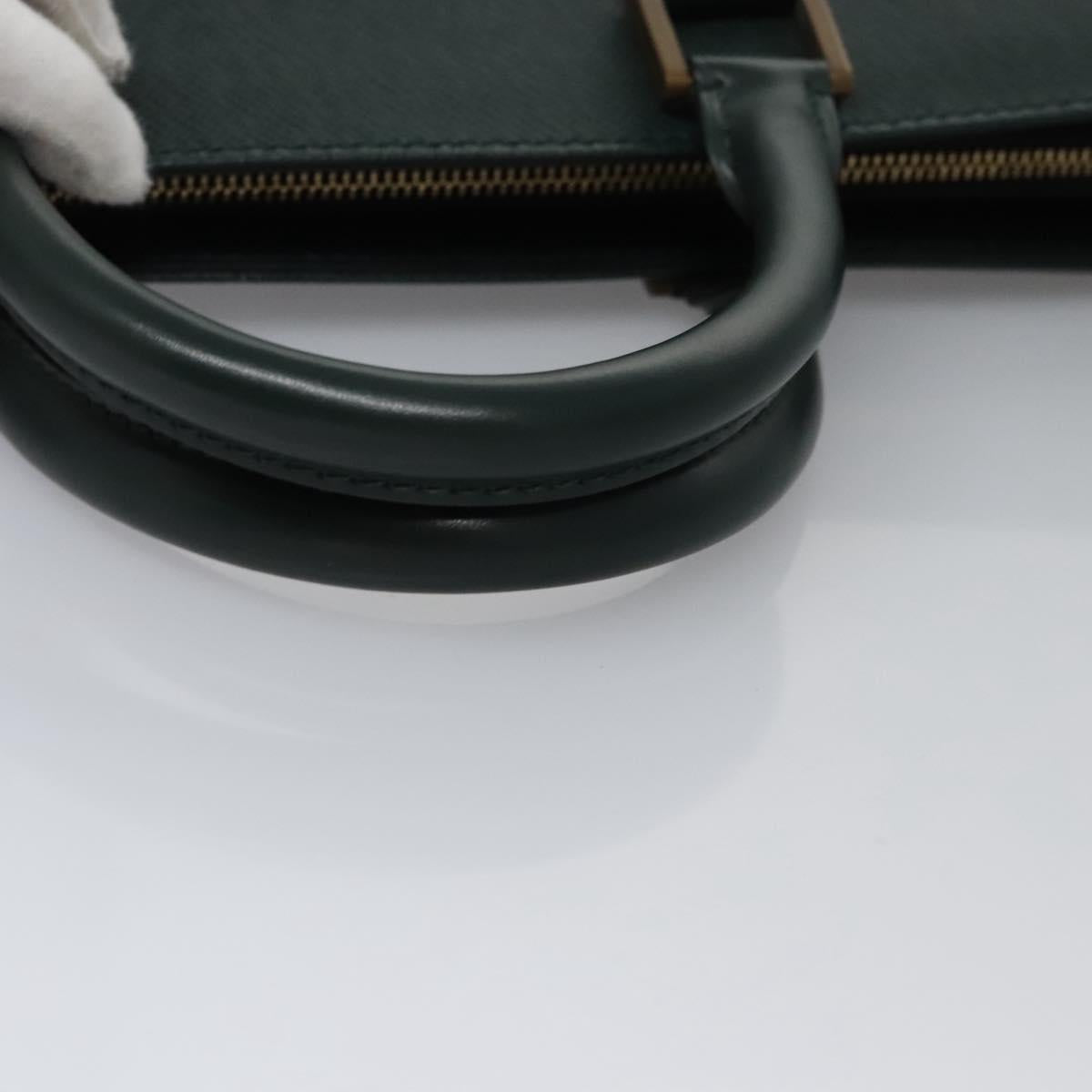 LOUIS VUITTON Taiga Porte Documents Rozan Bag Epicea M30054 LV Auth BD388
