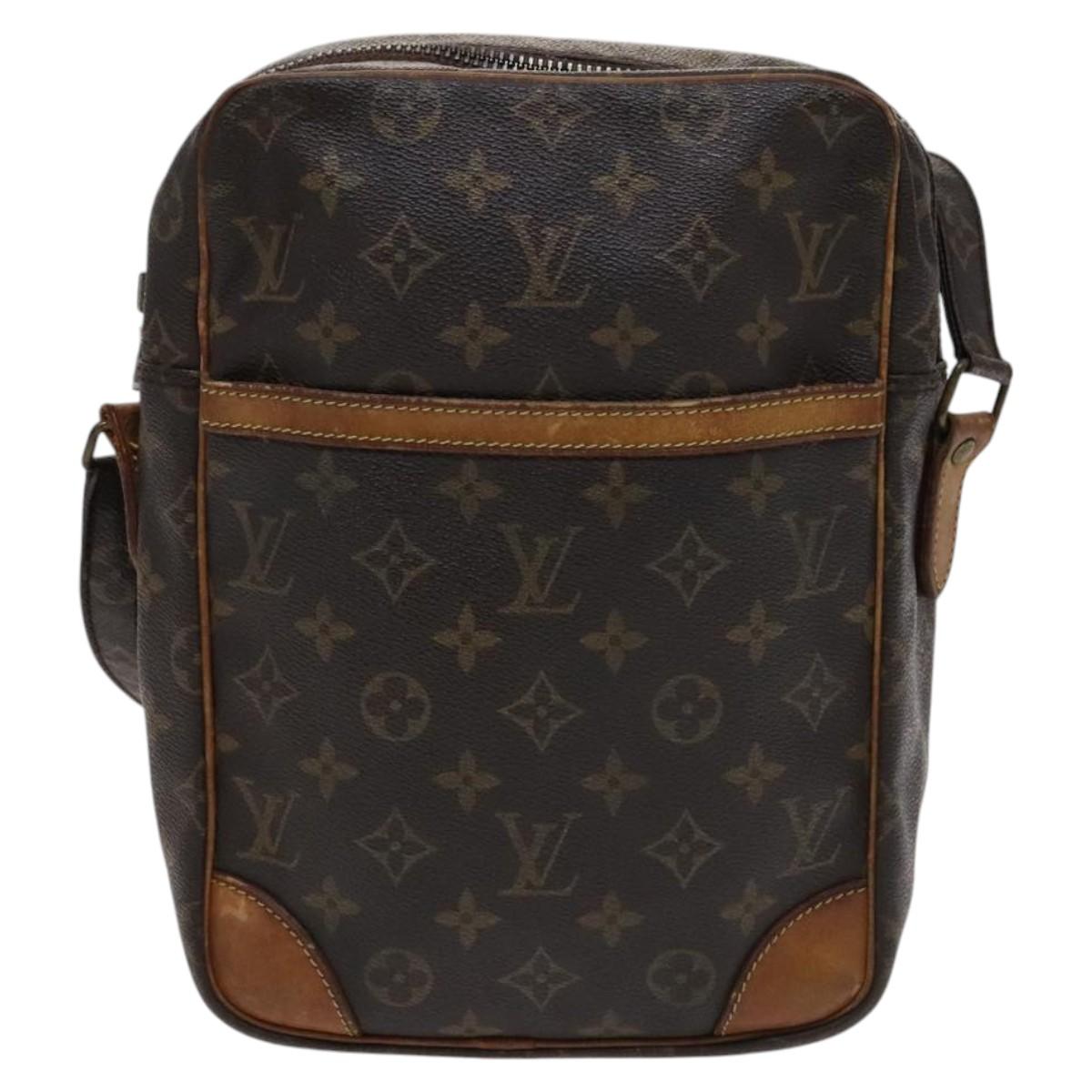 LOUIS VUITTON Monogram Danube MM Shoulder Bag M45264 LV Auth BD401