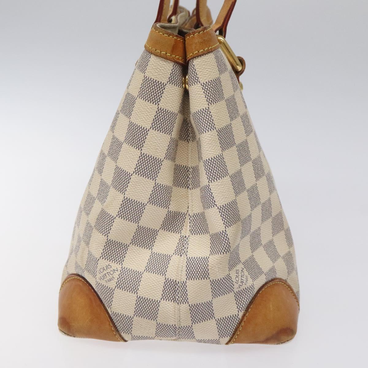 LOUIS VUITTON Damier Azur Hampstead PM Tote Bag N51207 LV Auth BD432