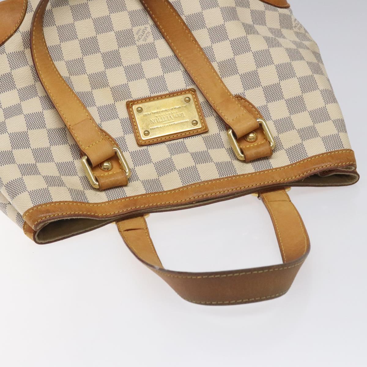 LOUIS VUITTON Damier Azur Hampstead PM Tote Bag N51207 LV Auth BD432
