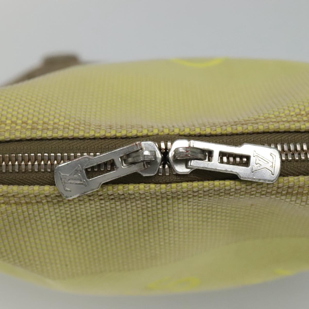 LOUIS VUITTON Damier Geant LV Cup Weatherly Bag Yellow M80636 LV Auth BD482