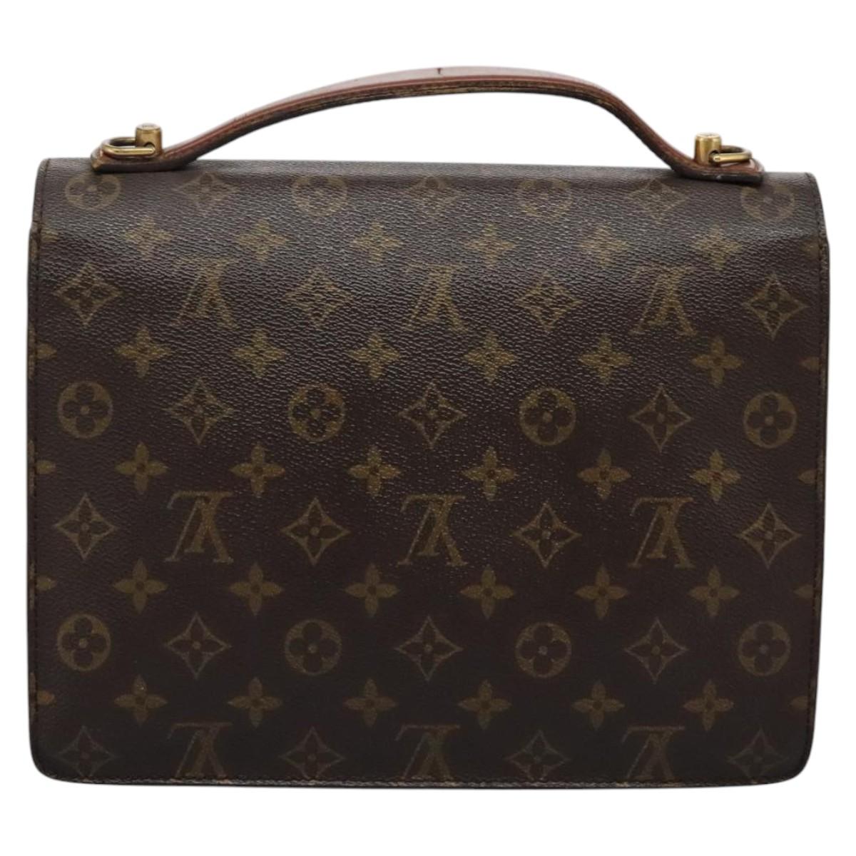 LOUIS VUITTON Monogram Monceau 26 Shoulder Bag M51187 LV Auth BD504
