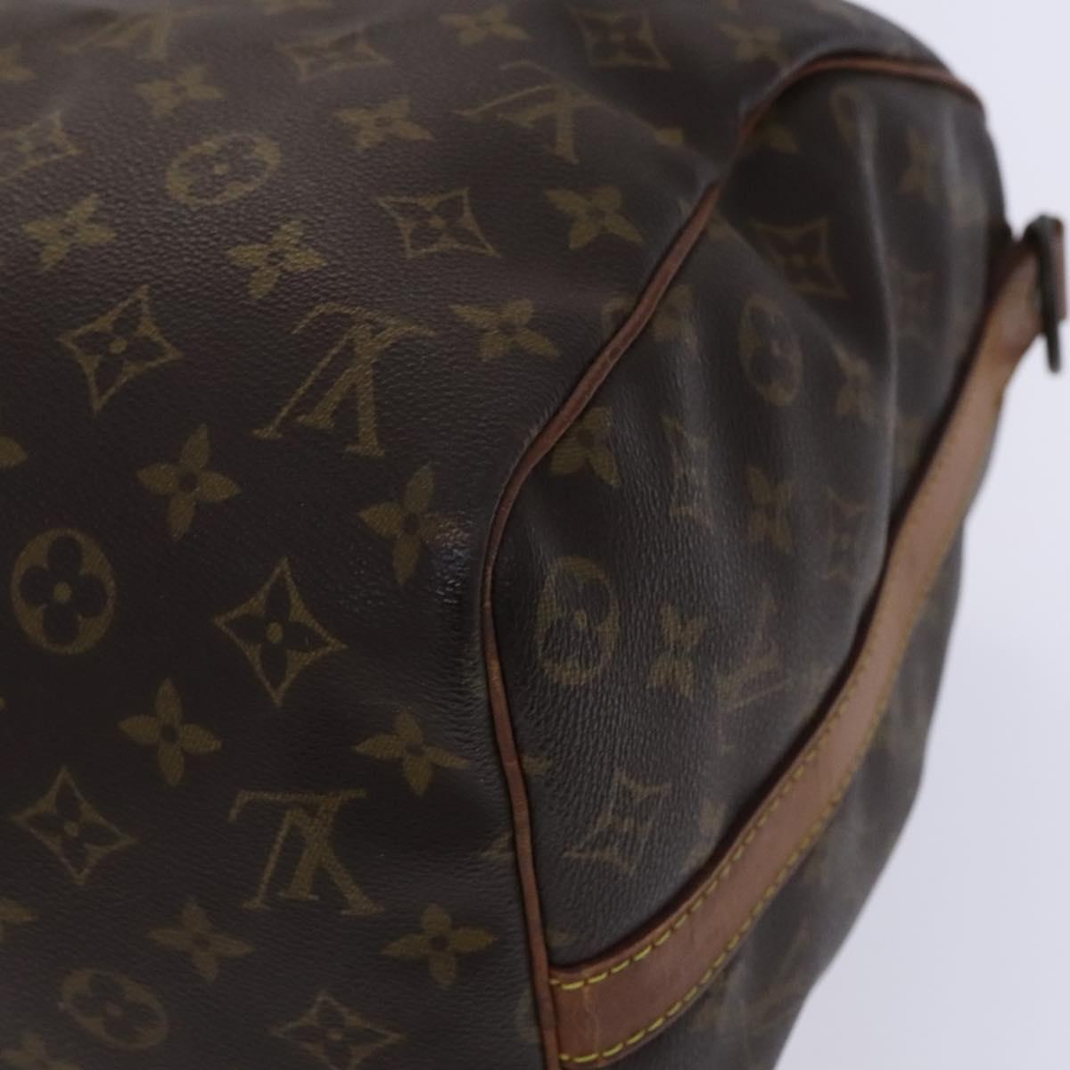 LOUIS VUITTON Monogram Keepall Bandouliere 45 Boston Bag M41418 LV Auth BD616