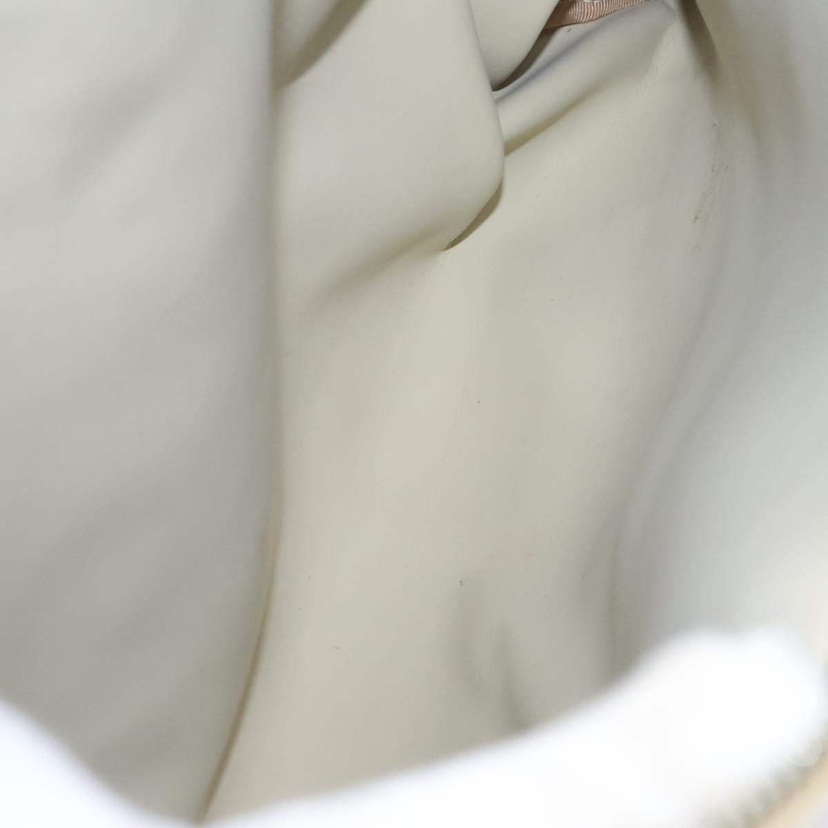 LOEWE Hand Bag Leather Black Auth BD620