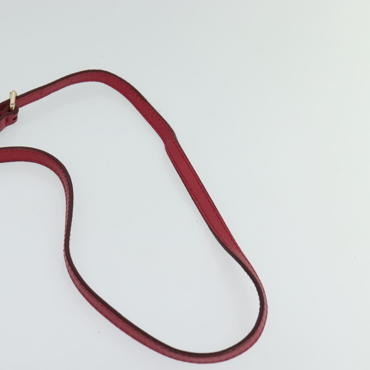 BURBERRY Nova Check Shoulder Bag PVC Leather Beige Pink Auth BD685