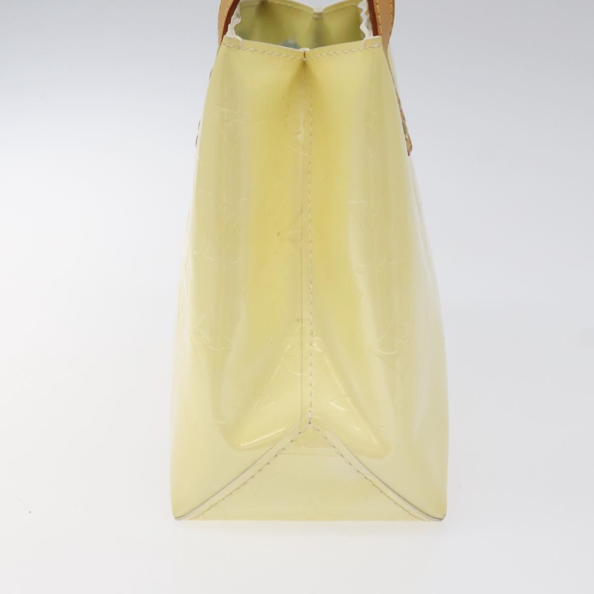 LOUIS VUITTON Monogram Vernis Reade PM Hand Bag Perle M91336 LV Auth BD693