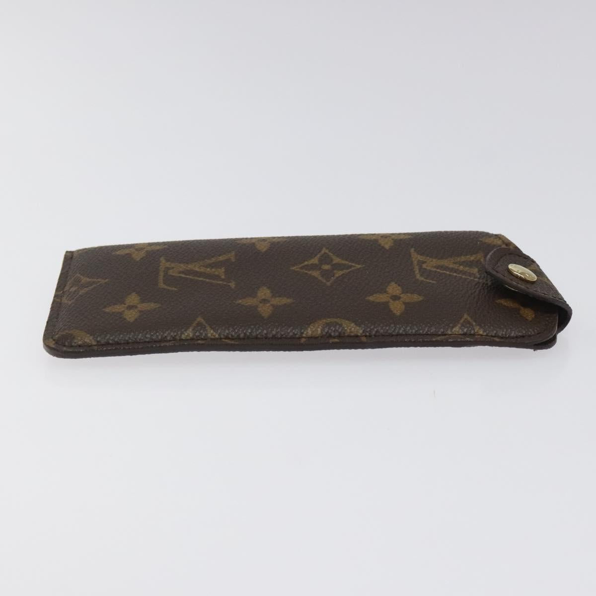LOUIS VUITTON Monogram Etui Lunette PM Glasses Case M66545 LV Auth BD730